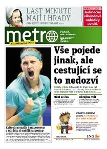 Obálka e-magazínu deník METRO 24.10.2014