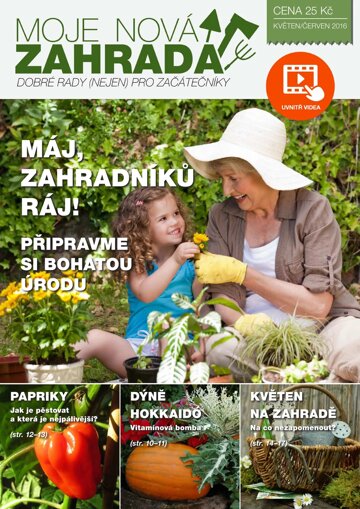 Obálka e-magazínu Moje nová zahrada květen/červen 2016