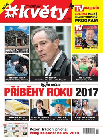 Obálka e-magazínu Týdeník Květy 52/2017