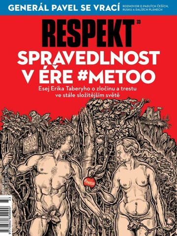 Obálka e-magazínu Respekt 33/ 2018