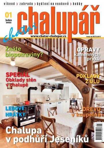 Obálka e-magazínu Chatař Chalupář 1/2022