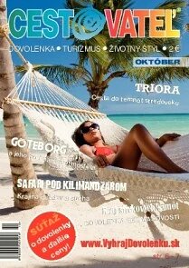 Obálka e-magazínu Cestovateľ 10/2012