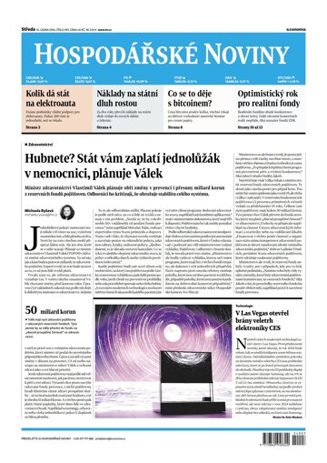 Obálka e-magazínu Hospodářské noviny 007 - 10.1.2024