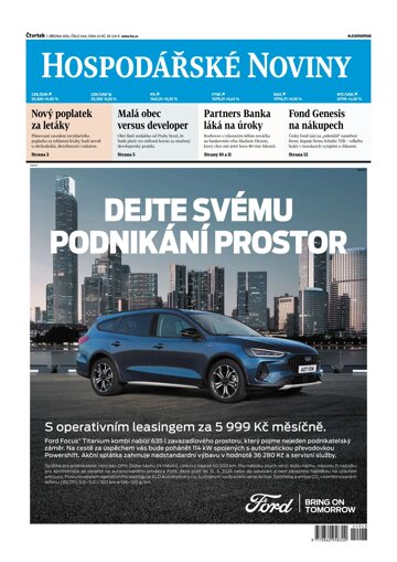 Obálka e-magazínu Hospodářské noviny 048 - 7.3.2024