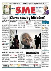 Obálka e-magazínu SME 19.7.2013