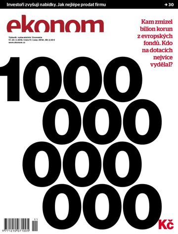 Obálka e-magazínu Ekonom 11 - 17.3.2016