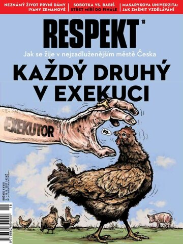 Obálka e-magazínu Respekt 18/2017