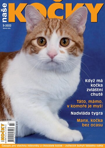 Obálka e-magazínu Naše kočky 3/2022
