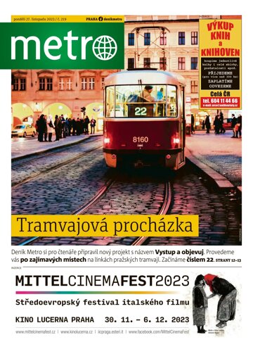 Obálka e-magazínu deník METRO 27.11.2023