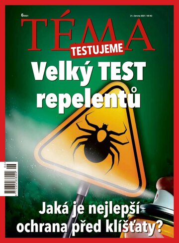 Obálka e-magazínu TÉMA TESTUJEME 6/2021