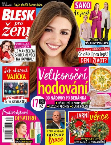 Obálka e-magazínu Blesk pro ženy 15/2022