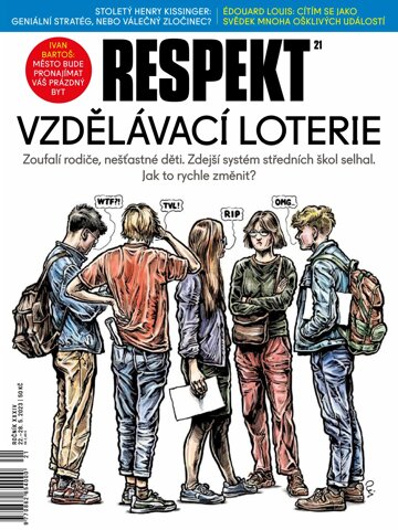 Obálka e-magazínu Respekt 21/2023