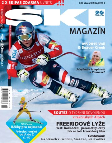 Obálka e-magazínu SKI magazín – leden 2015