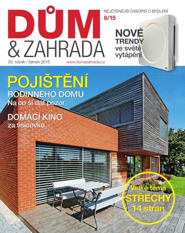 Obálka e-magazínu Dům a zahrada 6/2015