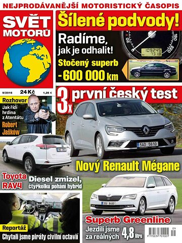 Obálka e-magazínu Svět motorů 29.2.2016