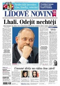 Obálka e-magazínu Lidové noviny 31.10.2013