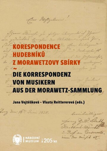 Obálka knihy Korespondence hudebníků z Morawetzovy sbírky / Die Korespondenz von Musikern aus der Morawetz Sammlung