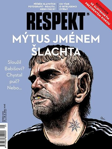Obálka e-magazínu Respekt 25/2016
