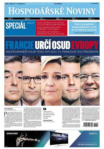 Obálka e-magazínu Hospodářské noviny 078 - 21.4.2017
