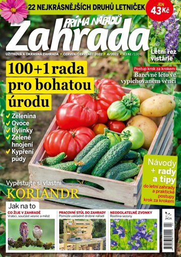 Obálka e-magazínu Zahrada prima nápadů 4/2022