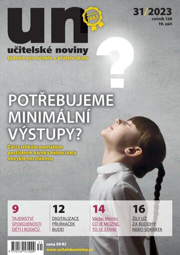 Obálka e-magazínu Učitelské noviny 31/2023