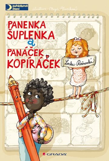 Obálka knihy Panenka Šuplenka a panáček Kopíráček