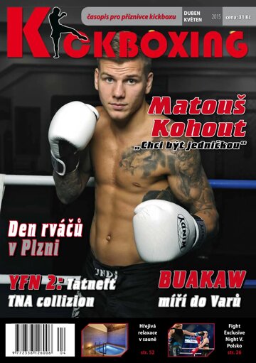 Obálka e-magazínu Kickboxing (duben/květen 2015)