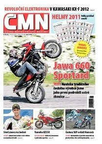 Obálka e-magazínu ČESKÉ MOTOCYKLOVÉ NOVINY 22/2011
