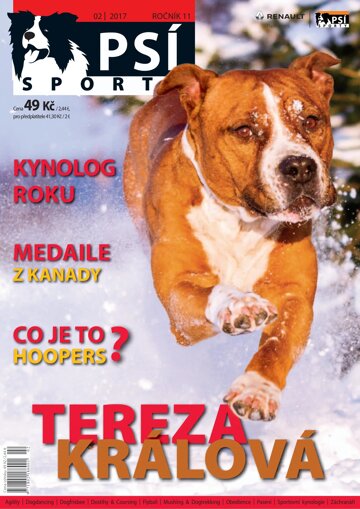 Obálka e-magazínu Psí sporty 2/2017
