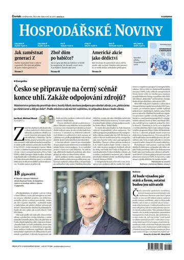 Obálka e-magazínu Hospodářské noviny 089 - 9.5.2024