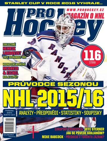 Obálka e-magazínu Pro Hockey 9/2015