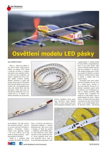 Obálka e-magazínu Osvětlení modelu LED pásky