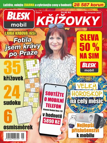 Obálka e-magazínu BleskMobil křížovky 9/2023