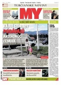 Obálka e-magazínu MY Turčianske noviny . Nový Život Turca 1/4-8/4/2014