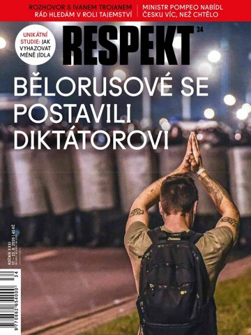 Obálka e-magazínu Respekt 34/2020