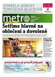 Obálka e-magazínu deník METRO 12.2.2014