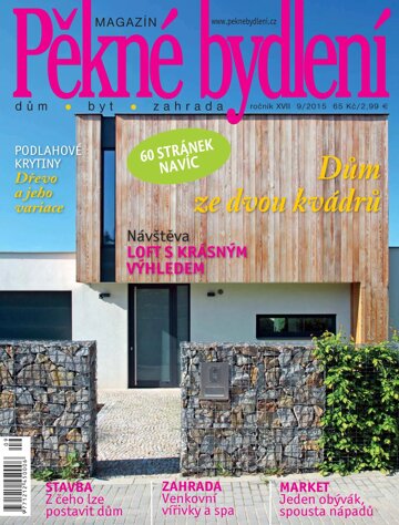 Obálka e-magazínu Pěkné bydlení 9/2015