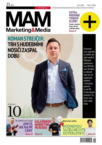 Obálka e-magazínu Marketing & Media 25 - 20.6.2016
