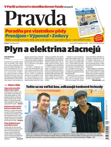 Obálka e-magazínu Pravda 1.12.2015