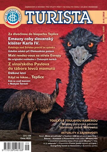 Obálka e-magazínu Časopis TURISTA 9.8.2016