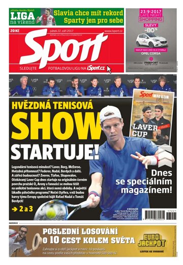 Obálka e-magazínu Sport 22.9.2017