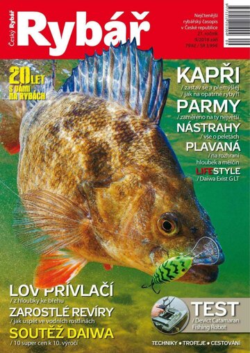 Obálka e-magazínu Český rybář 9/2018