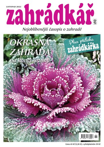 Obálka e-magazínu Zahrádkář 11/2022