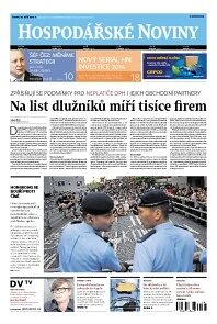 Obálka e-magazínu Hospodářské noviny 191 - 30.9.2014