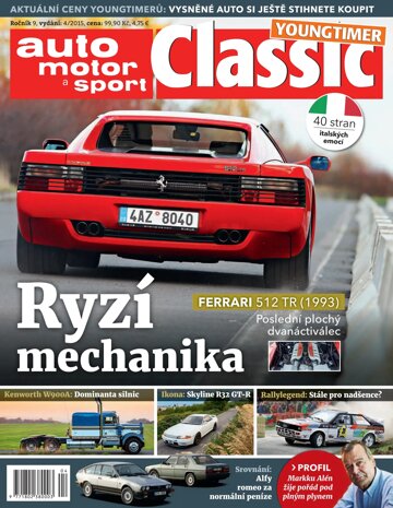 Obálka e-magazínu Auto motor a sport Classic 4/2015youngtimer