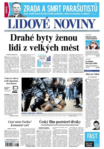 Obálka e-magazínu Lidové noviny 13.6.2017