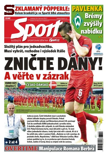 Obálka e-magazínu Sport 24.6.2017