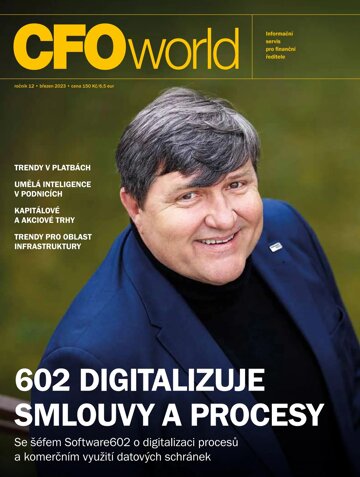 Obálka e-magazínu CFO World 1/2023
