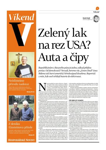 Obálka e-magazínu Hospodářské noviny - příloha Víkend 129 - 7.7.2023 Víkend