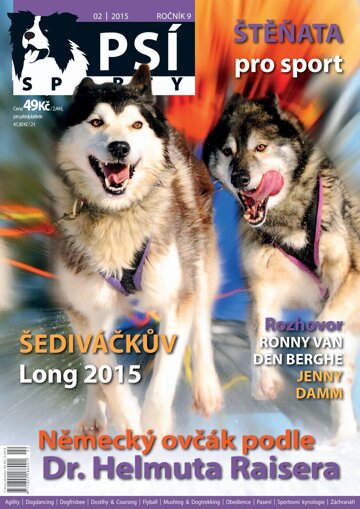 Obálka e-magazínu Psí sporty 2/2015